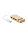 HUB USB de 4 puertos de bambú HUBSTAND | MO2144