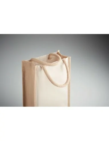 Jute wine bag for two bottles CAMPO...