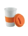 Taza cerámica y tapa silicona TRIBECA | MO7683