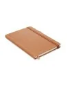 Recycled PU A5 lined notebook BAOBAB | MO6220
