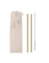 Bamboo Straw w/brush in pouch NATURAL STRAW | MO9630