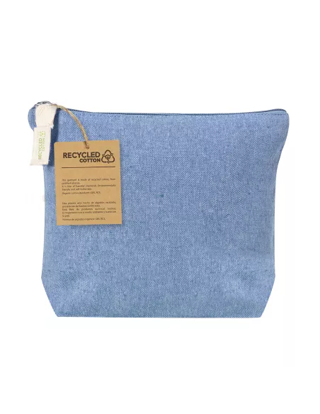 Belix personalized recycled cotton toiletry bag