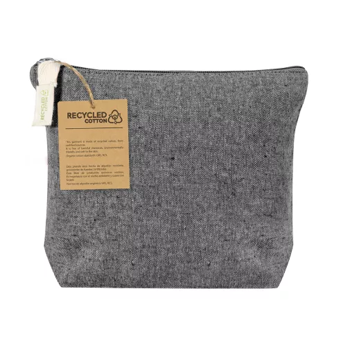 Belix personalized recycled cotton toiletry bag