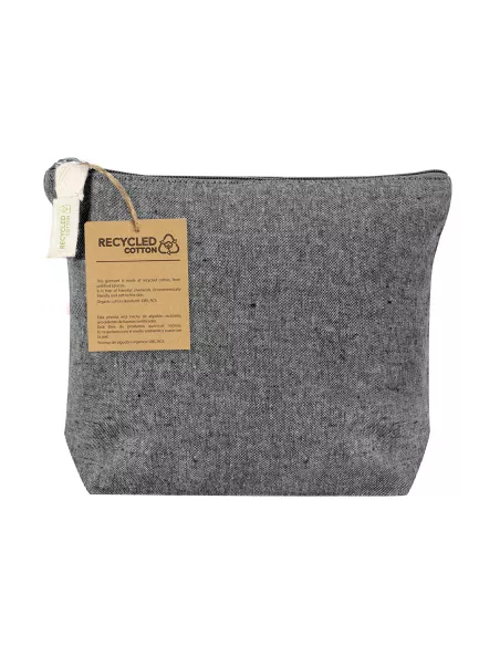 Belix personalized recycled cotton toiletry bag