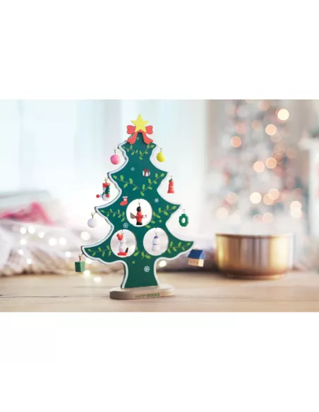 Wooden xmas tree decoration WOODTREE