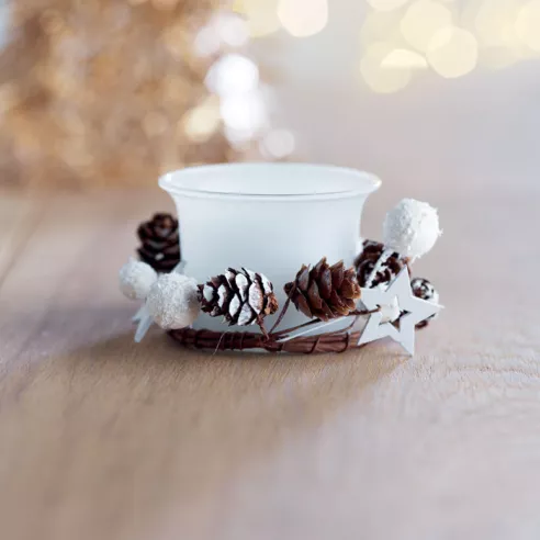 Christmas candle holder BOUGIE