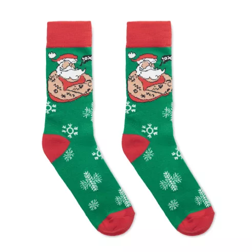 Par de calcetines de Navidad M JOYFUL M