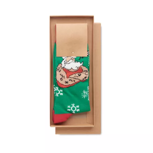 Par de calcetines de Navidad M JOYFUL M