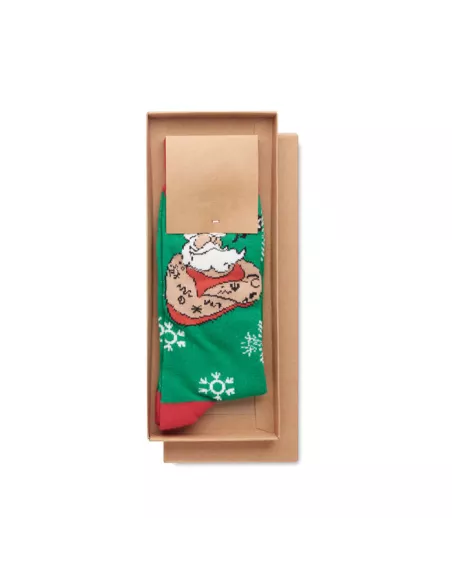 Par de calcetines de Navidad M JOYFUL M