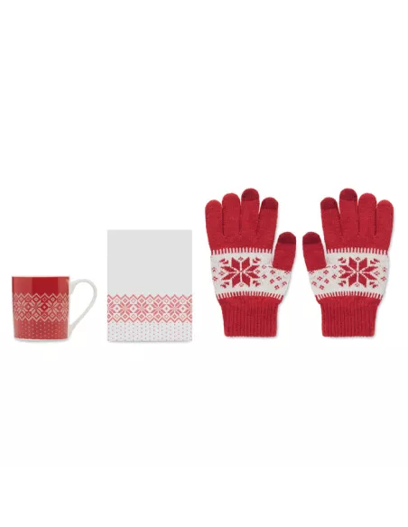 Winter gift mug and gloves set COPITO SET