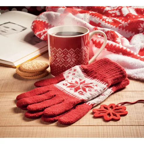 Winter gift mug and gloves set COPITO SET