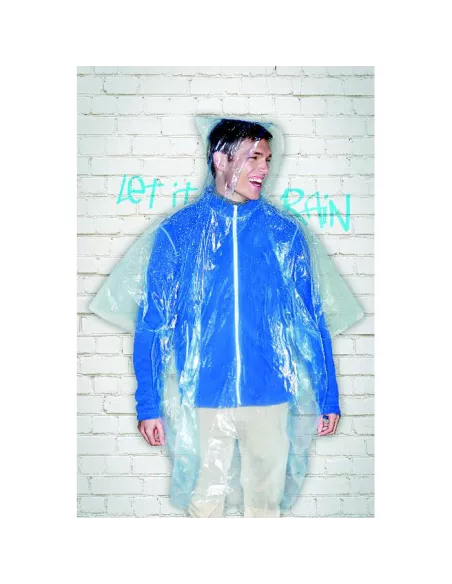 Foldable raincoat in polybag SPRINKLE