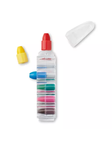 Set of 6 wax crayons MAGIC