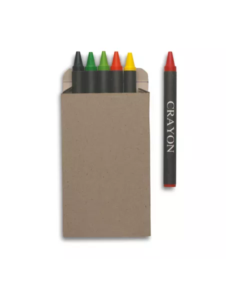 Carton of 6 wax crayons BRABO