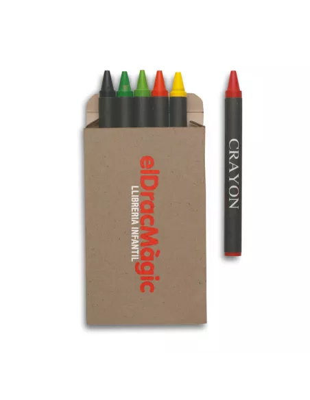 Carton of 6 wax crayons BRABO