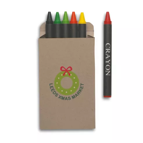 Carton of 6 wax crayons BRABO