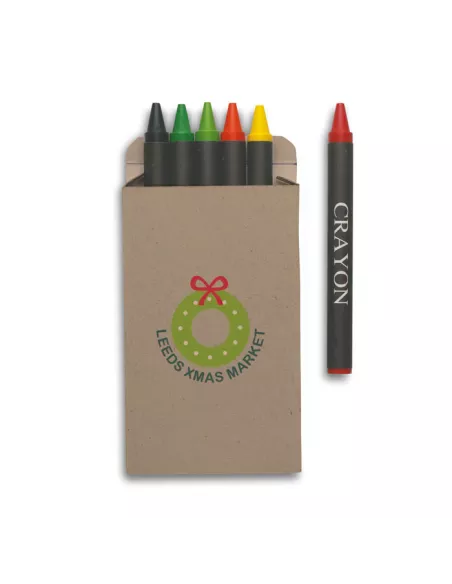 Carton of 6 wax crayons BRABO
