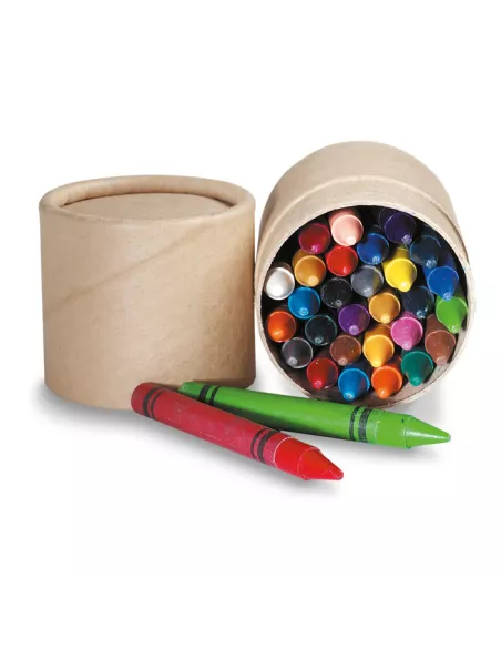 30 wax crayons STRIPER