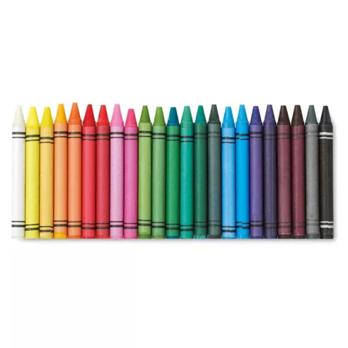 30 wax crayons STRIPER