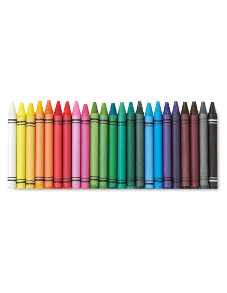 30 wax crayons STRIPER