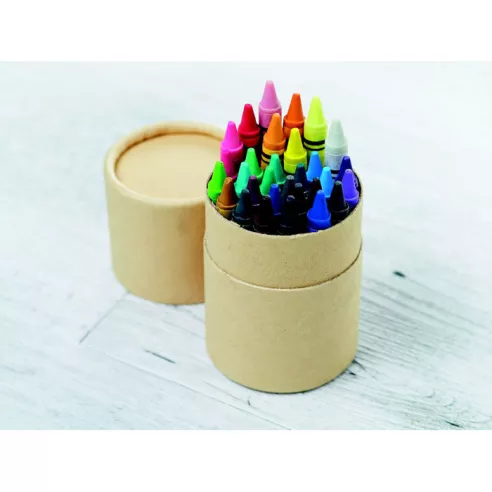 30 wax crayons STRIPER