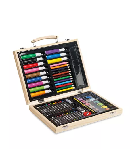 Artist's set in wooden box GENIO