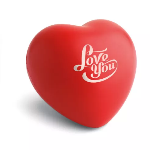 Anti-stress heart PU material LOVY
