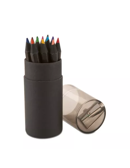 Black colouring pencils BLOCKY
