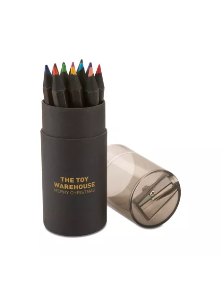 Black colouring pencils BLOCKY