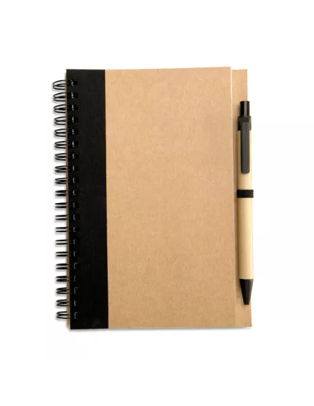 B6 recycled notebook with pen SONORA PLUS