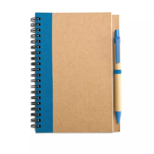 B6 recycled notebook with pen SONORA PLUS