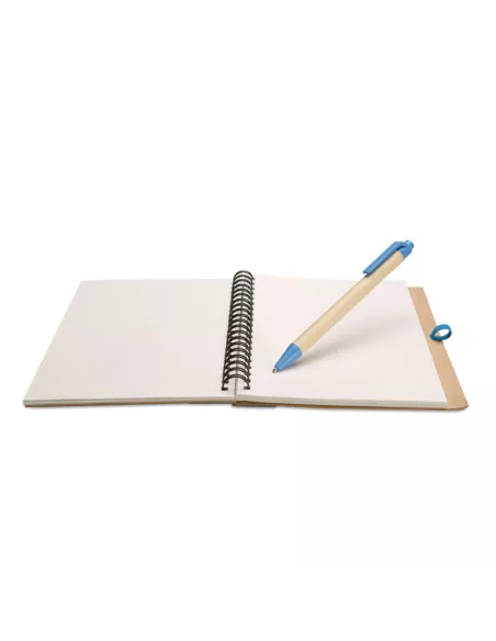 B6 recycled notebook with pen SONORA PLUS