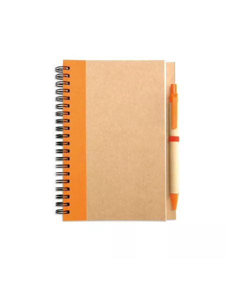 B6 recycled notebook with pen SONORA PLUS
