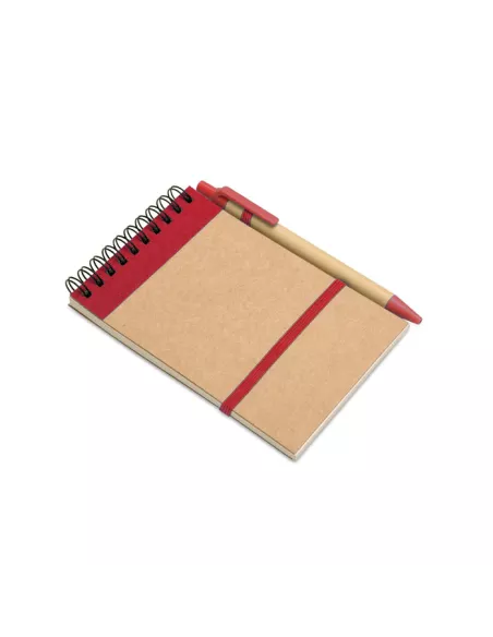 A6 recycled notepad with pen SONORA