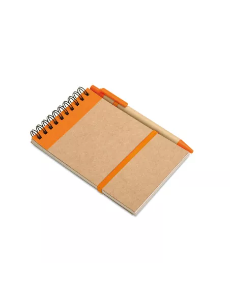 A6 recycled notepad with pen SONORA