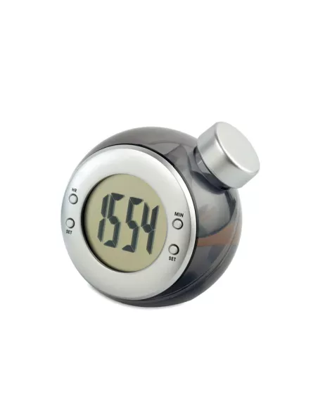 Water powered LCD desk clock DROPPY