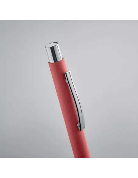 Recycled paper push ball pen OLYMPIA
