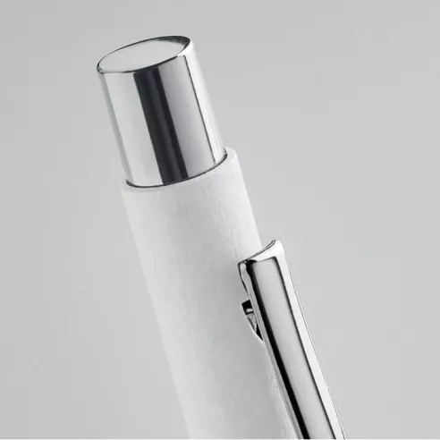 Recycled paper push ball pen OLYMPIA