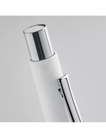 Recycled paper push ball pen OLYMPIA