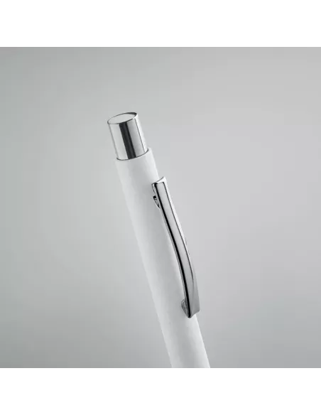 Recycled paper push ball pen OLYMPIA