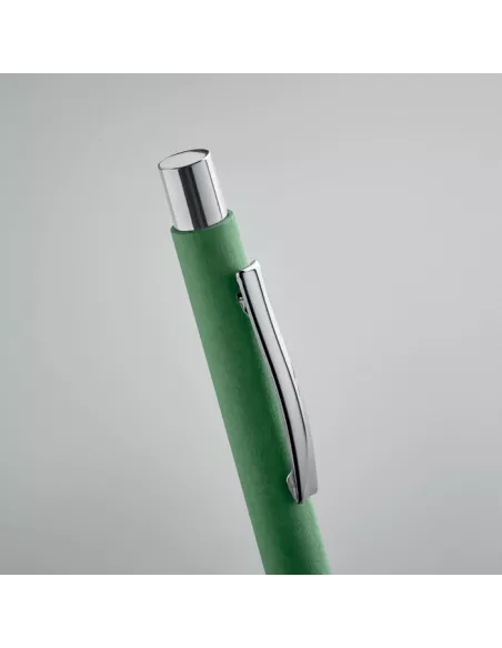 Recycled paper push ball pen OLYMPIA