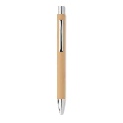 Recycled paper push ball pen OLYMPIA