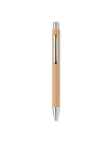 Recycled paper push ball pen OLYMPIA
