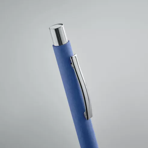 Recycled paper push ball pen OLYMPIA