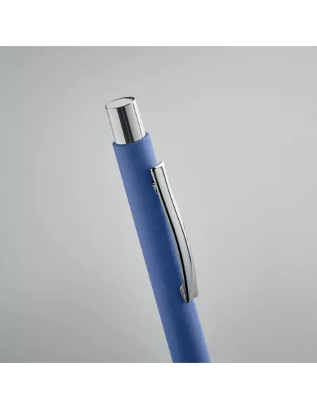 Recycled paper push ball pen OLYMPIA