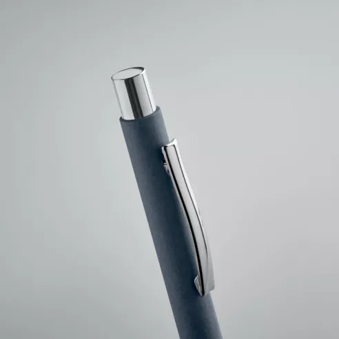 Recycled paper push ball pen OLYMPIA