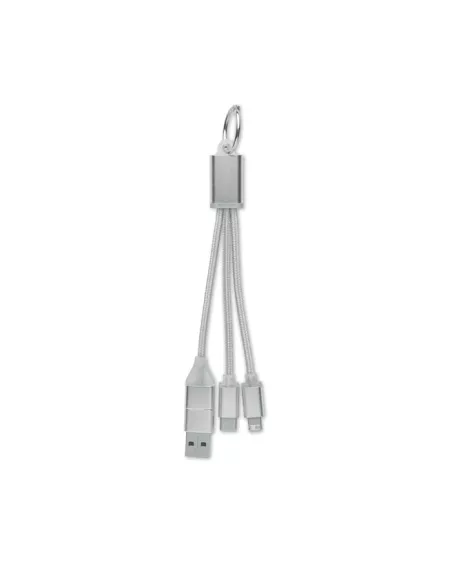 4 in 1 charging cable type C BLUE