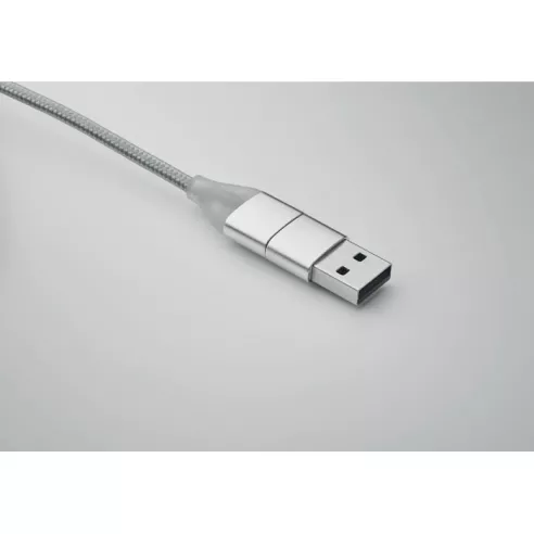 4 in 1 charging cable type C BLUE