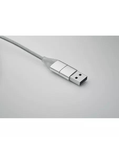4 in 1 charging cable type C BLUE