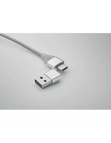 4 in 1 charging cable type C BLUE
